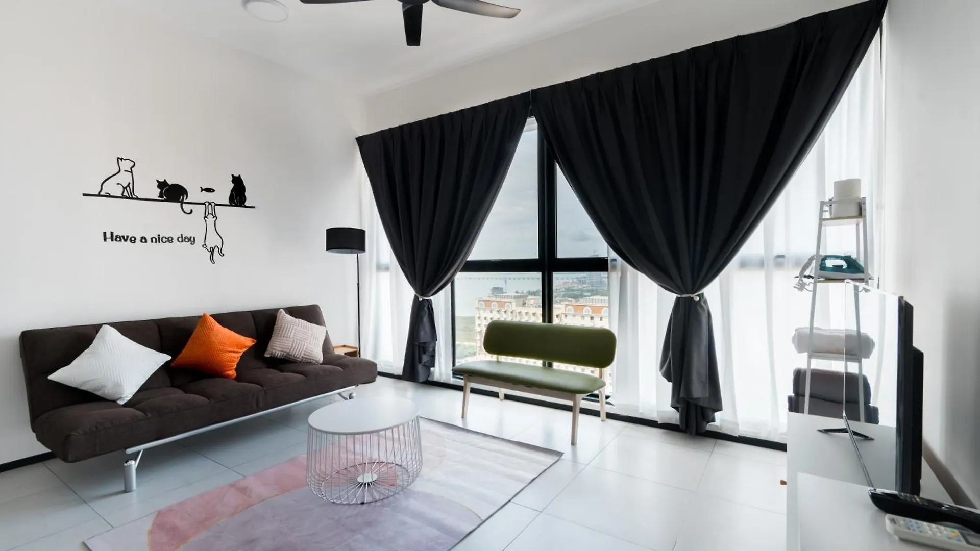 ג'ורג' טאון Seaview Infinity Pool 2Br 2Cp 8Pax Urban Suite דירה ג'ורג' טאון